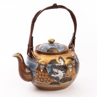 Serwis do herbaty z postaciami z mitologii, chińska porcelana