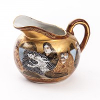 Serwis do herbaty z postaciami z mitologii, chińska porcelana