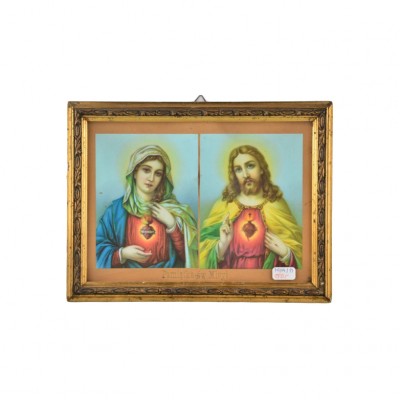 Obraz z wizerunkami Maryi i Jezusa