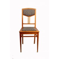 Krzesło dębowe w stylu secesji wiedeńskiej. Austria. XIX/XX w.